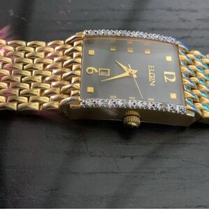 Gold and Black Women's Watch